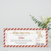 Tattoo bekommt einen Geschenkgutschein Einladung (Stehend Vorderseite)