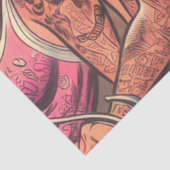 Tattoo Biker Girls Comic Seidenpapier (Ausschnitt)