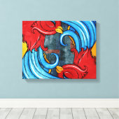 Tattoo Birds Leinwanddruck (Insitu (Holzboden))