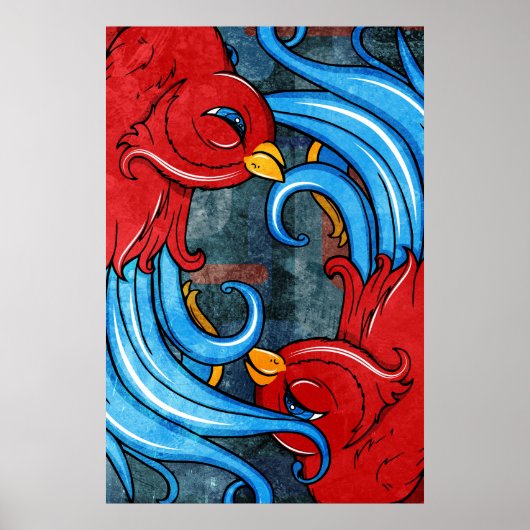 Tattoo Birds Poster (Vorne)