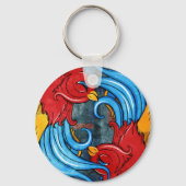 Tattoo Birds Schlüsselanhänger (Vorderseite)