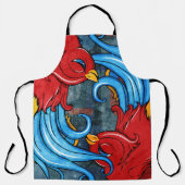 Tattoo Birds Schürze (Vorderseite)