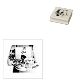 Tattoo Bookworm Book Ownership Tinte Briefmarke Gummistempel