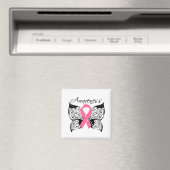 Tattoo Butterfly Awareness - Brustkrebs Magnet (In Situ (Geschirrspüler))