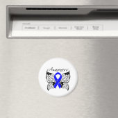 Tattoo Butterfly Awareness - Colon Cancer Magnet (In Situ (Geschirrspüler))