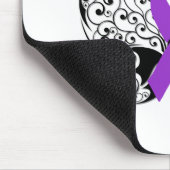 Tattoo Butterfly Awareness - Epilepsy Mousepad (Ecke)