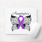 Tattoo Butterfly Awareness - Epilepsy Mousepad (Mit Mouse)