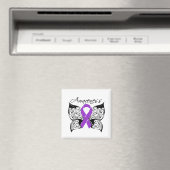 Tattoo Butterfly Awareness - Fibromyalgie Magnet (In Situ (Geschirrspüler))