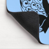 Tattoo Butterfly Awareness - Hautkrebs Mousepad (Ecke)