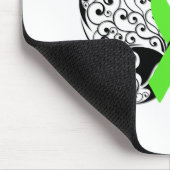 Tattoo Butterfly Awareness - Lymphoma Mousepad (Ecke)