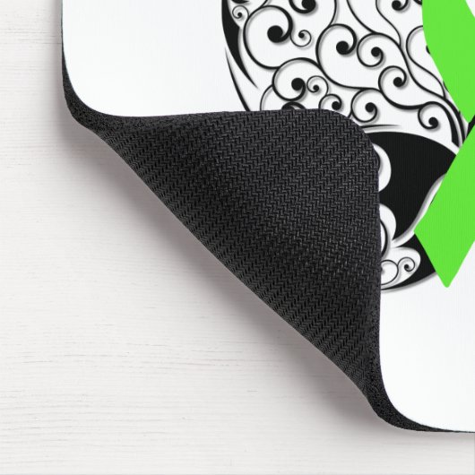 Tattoo Butterfly Awareness - Lymphoma Mousepad (Ecke)