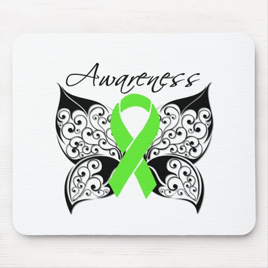 Tattoo Butterfly Awareness - Lymphoma Mousepad (Vorne)