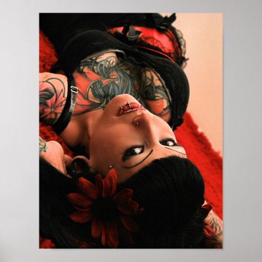 Tattoo Button Up Poster (Vorne)