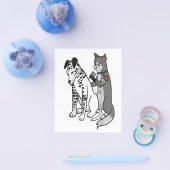 Tattoo Cat Inted Dalmatiner Cartoon Funny Graphic Flyer (Einzeln)