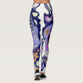 Tattoo Cat Sugar Skull Leggings (Rückseite)