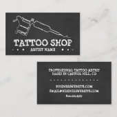 TATTOO CHALK VISITENKARTE (Vorne/Hinten)