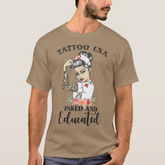 Tattoo CNA eingefärbt und ausgebildet starke weibl T-Shirt