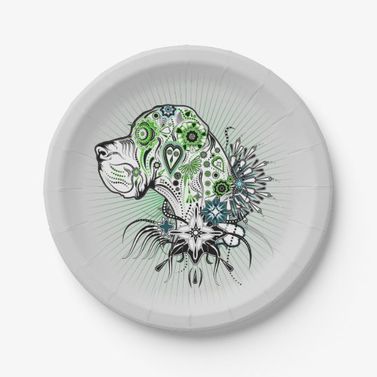 Tattoo Dane Pappteller (Vorderseite)