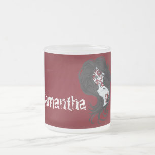 Tattoo Day Dead Mattiert Glass Coffee Tasse Cup