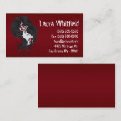 Tattoo Day of the Dead Sugar Skull Business Card Visitenkarte (Vorne/Hinten)