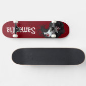 Tattoo Day of the Dead Sugar Skull Comp Skateboard (Horizontal)