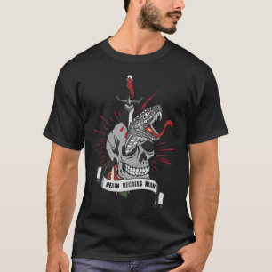 Tattoo Death Recalls Man-Totenkopf Serpent Dagu T-Shirt
