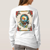 Tattoo Design - T - Shirt für hellfarbige Hintergr (Rückseite)