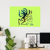 Tattoo Dragon Poster (Heimbüro)