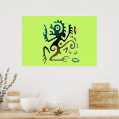 Tattoo Dragon Poster (Küche)