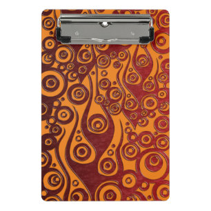 Tattoo Flammen & Kreise II + Ihr Backg. Idee Mini Klemmbrett