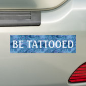Tattoo Flammen & Kreise Muster + Ihr Backgr. Autoaufkleber (Auf Auto)