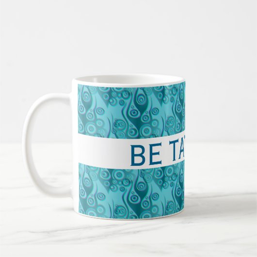 Tattoo Flammen & Kreise Muster + Ihr Backgr. Kaffeetasse (Links)