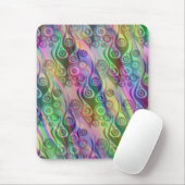 Tattoo Flammen & Kreise Muster + Ihr Backgr. Mousepad (Mit Mouse)