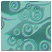 Tattoo Flammen & Kreise Muster + Ihr Backgr. Stoff (Nahaufnahme)