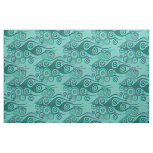 Tattoo Flammen & Kreise Muster + Ihr Backgr. Stoff (Fat Quarter (45,7 x 55,9 cm))