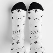 Tattoo-Flash-Hope-Aufkleber Socken (Oben)