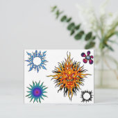 Tattoo Flash Postcard Postkarte (Stehend Vorderseite)