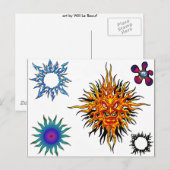 Tattoo Flash Postcard Postkarte (Vorne/Hinten)