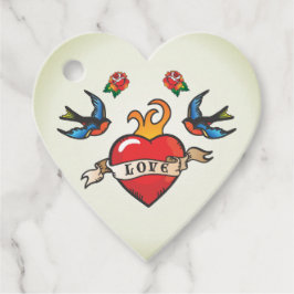 Tattoo-Gastgeschenke Hochzeiten Danke Geschenkanhänger