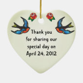 Tattoo Gastgeschenke Hochzeiten Ornament (Hinten)