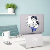 Tattoo Girl Arm Up Thunder_Cove Aufkleber (Laptop auf Schreibtisch)