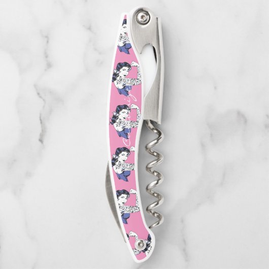 Tattoo Girl Arm Up Thunder_Cove Kellnermesser (Rückseite)