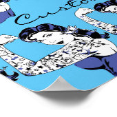 Tattoo Girl Arm Up Thunder_Cove Poster (Ecke)