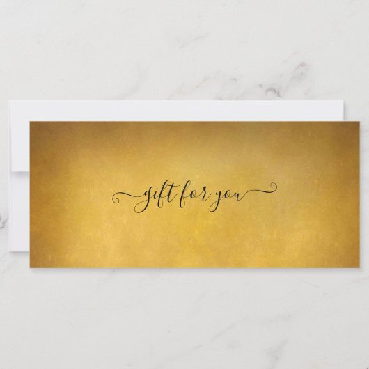 Tattoo Gold Geschenkgutschein (Rückseite)