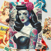 Tattoo Goth Girl Seidenpapier