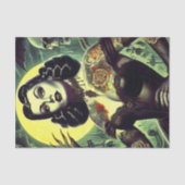 Tattoo Goth Woman Seidenpapier (Vorderseite)
