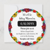 Tattoo Graffiti Art Wedding Einladung (Rückseite)