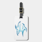 Tattoo Hai shark Gepäckanhänger (Vorderseite vertikal)