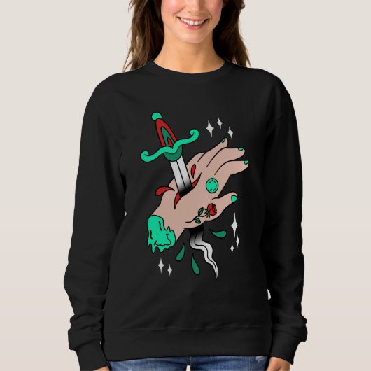 tattoo hand sweatshirt (Vorderseite)