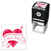 Tattoo Heart mit Arrow Buchzeichen Briefmarke Permastempel (Beispiel)
